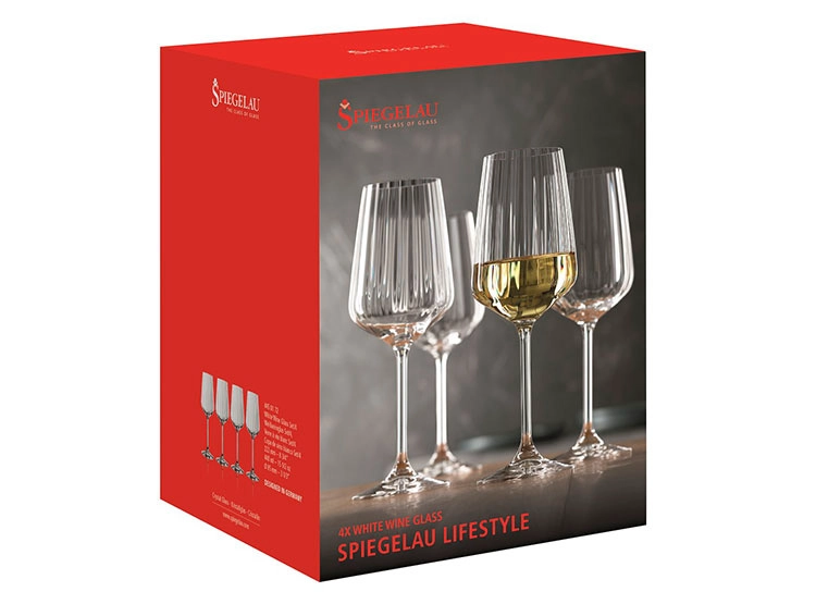 SET 4 COPAS SPIEGELAU LIFESTYLE WHITE WINE - 5
