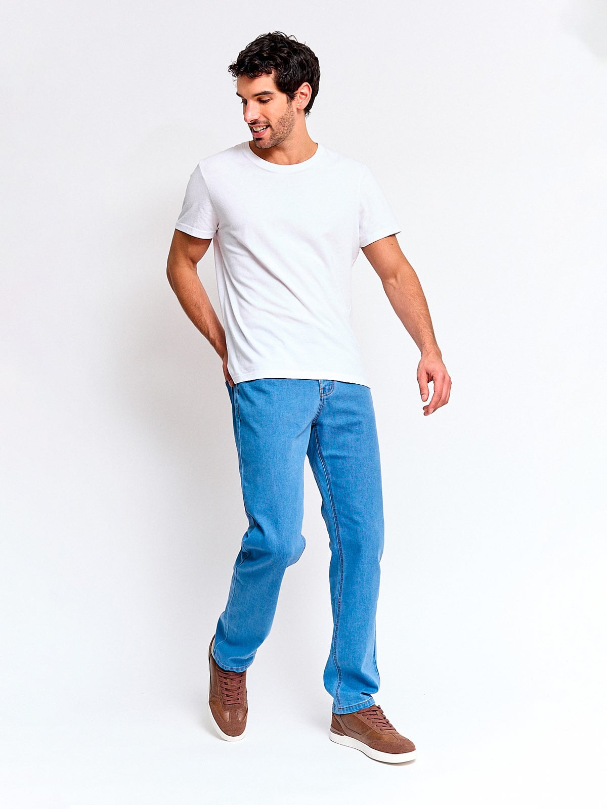 JEANS HOMBRE KENNETH STEVENS ALGODÓN RECTO - 4