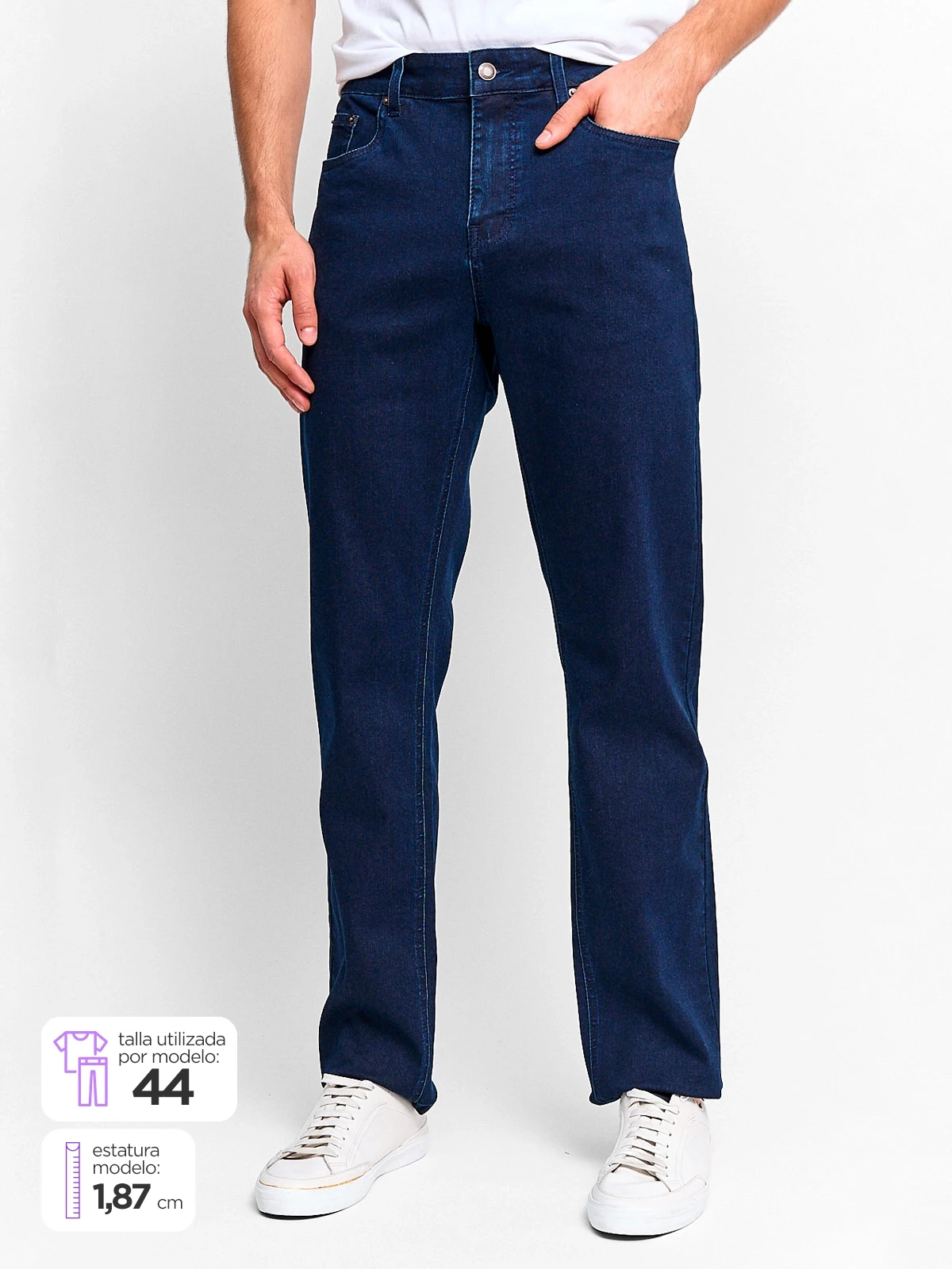 JEANS HOMBRE KENNETH STEVENS ALGODÓN RECTO - 1