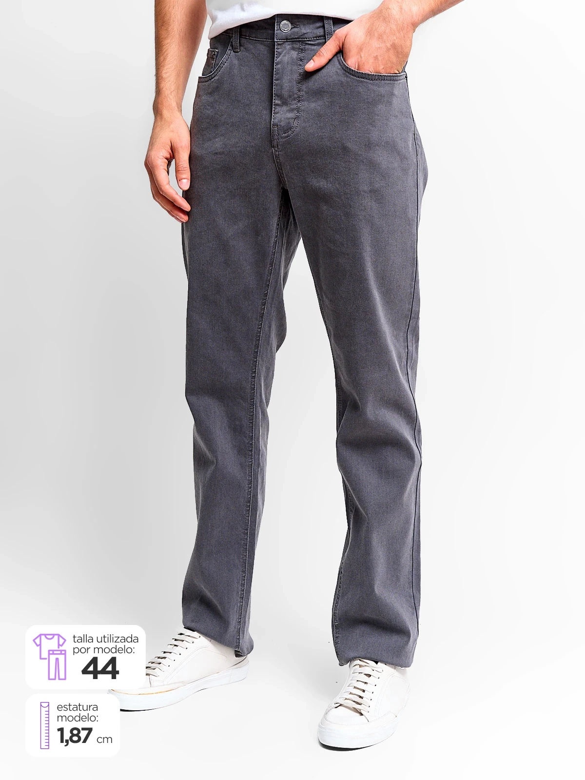 JEANS HOMBRE KENNETH STEVENS ALGODÓN RECTO - 1