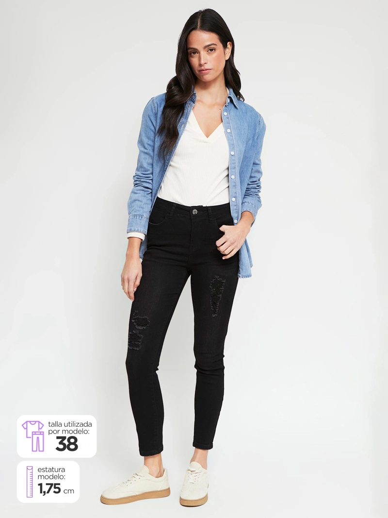 JEANS MUJER BARBADOS SKINNY - 1