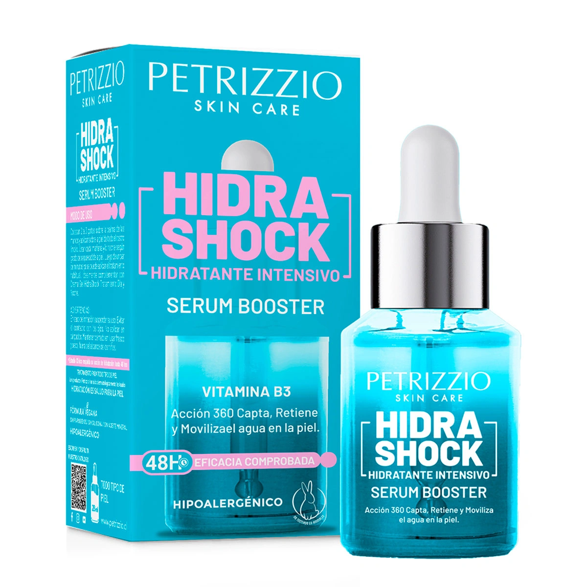 TRATAMIENTO FACIAL PETRIZZIO HIDRATANTE CONCENTRADO GOTAS HIDRASOCK PLUS 28 ML - 1