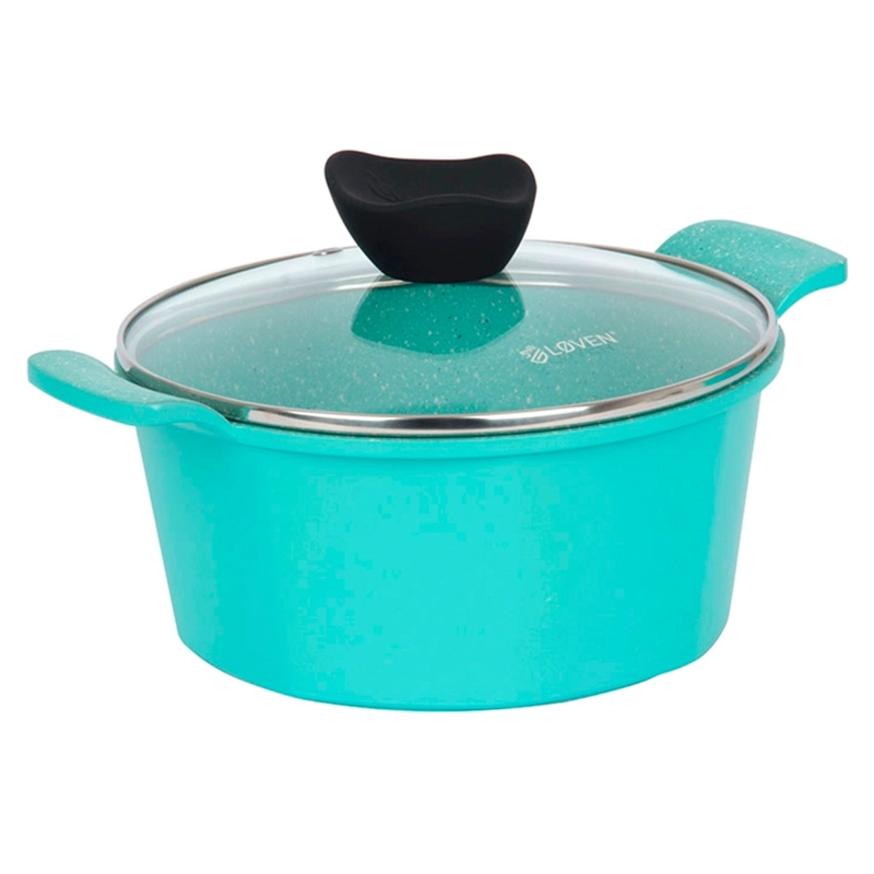 BATERÍA DE COCINA LOVEN EBBA MENTA 7 PIEZAS - 4