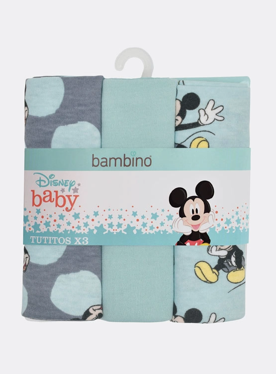 PACK 3 ACCESORIOS BAMBINO TUTOS MICKEY - 2