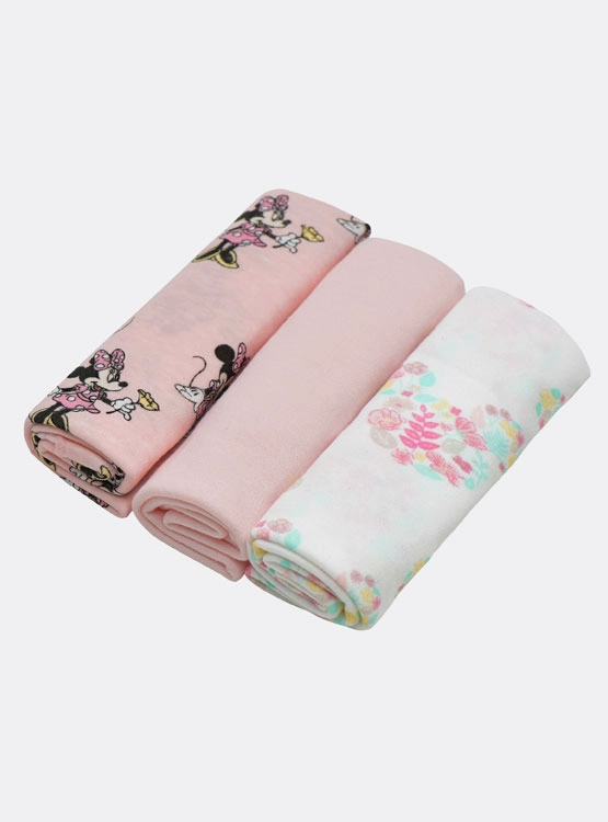 TUTO BAMBINO PACK 3 CLÁSICO ALGODÓN ROSADO - 1