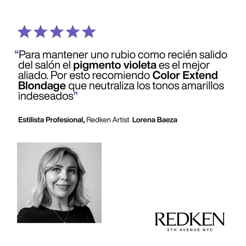 ACONDICIONADOR REDKEN TONALIZADOR RUBIO CONLOR EXTEND BLONDAGE 500 ML - 6