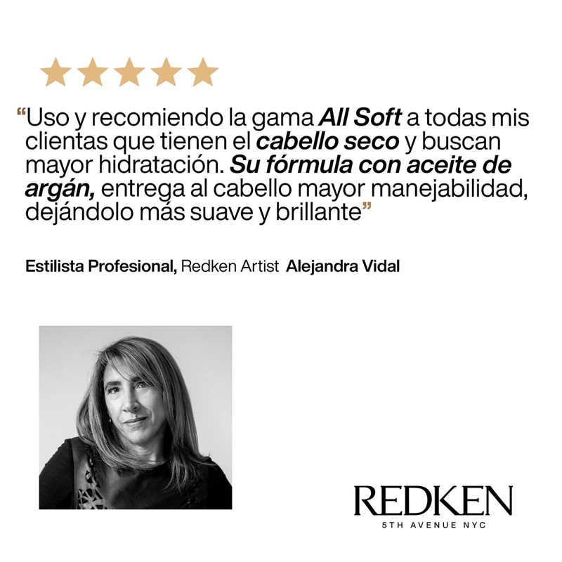 ACONDICIONADOR REDKEN HIDRATACIÓN ALL SOFT 500 ML - 6