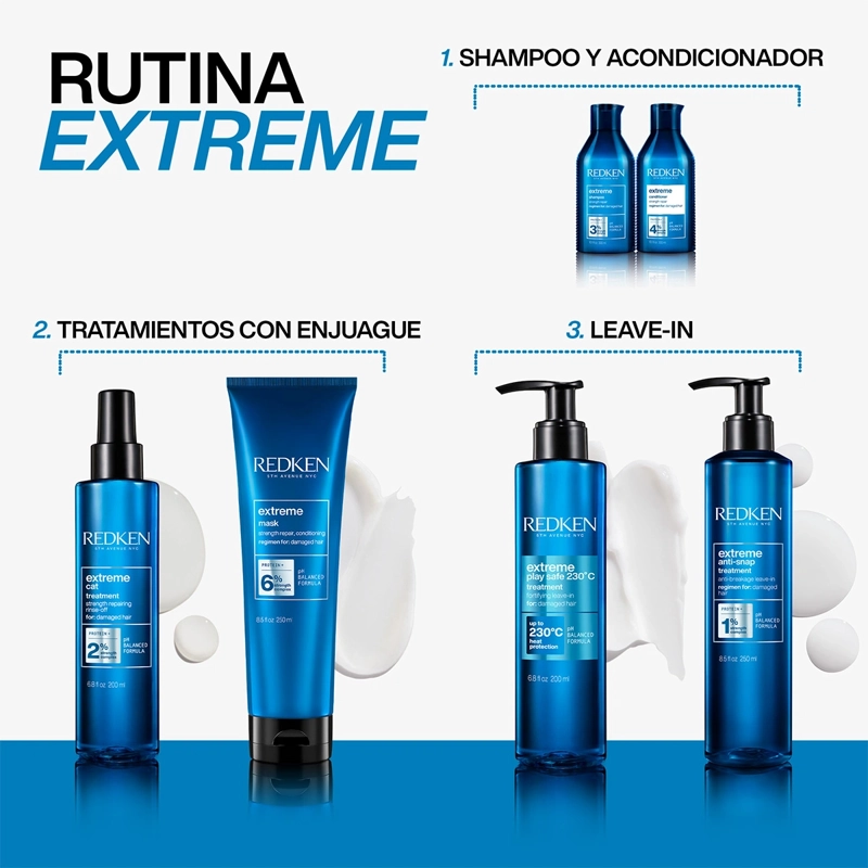 SHAMPOO REDKEN REPARACIÓN TOTAL EXTREME 500 ML - 5