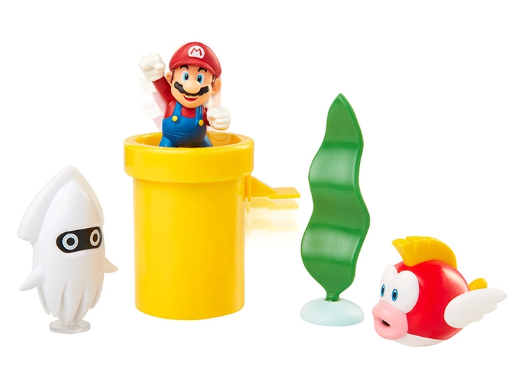 FIGURAS NINTENDO SUPER MARIO BAJO EL AGUA - 2