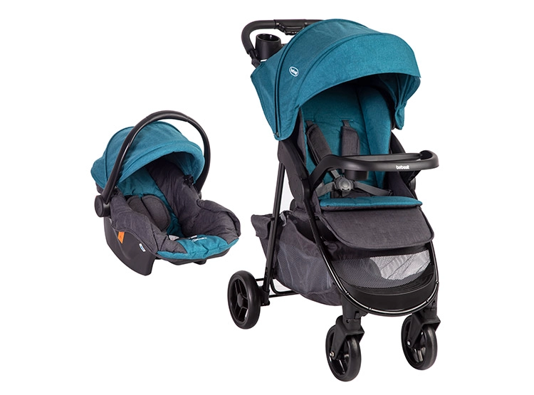 COCHE TRAVEL SYSTEM BEBESIT SIENNA GRIS - 1