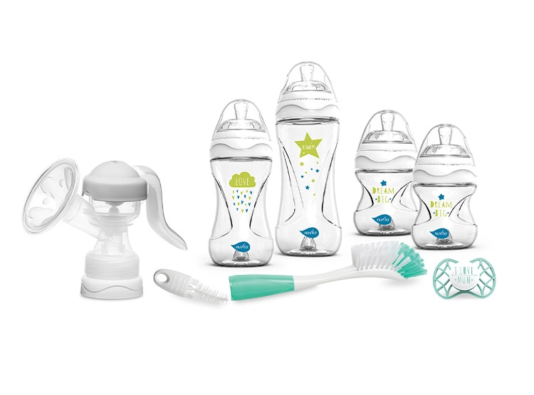 SET DE LACTANCIA NUVITA CON MAMADERAS STARTER - 1