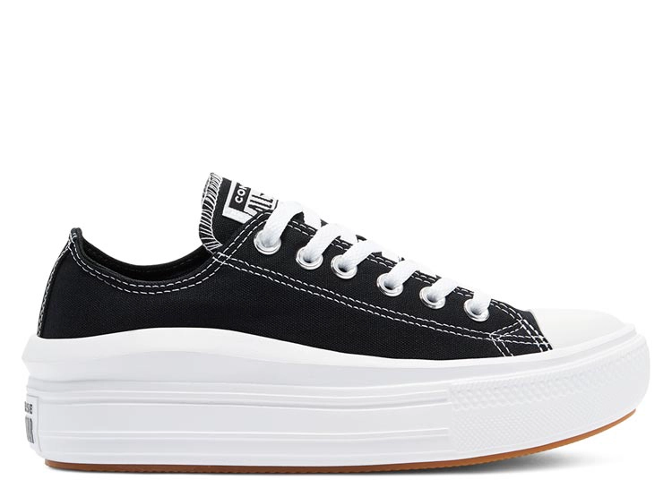 ZAPATILLAS MUJER CONVERSE URBANAS NEGRO CHUCK TAYLOR ALL STAR MOVE - 1