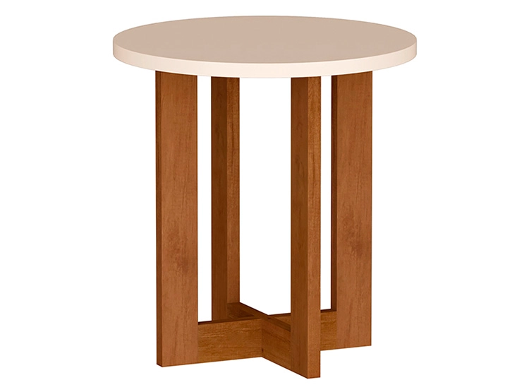 MESA DE CENTRO BE DESIGN PERLA CREMA 50 CM