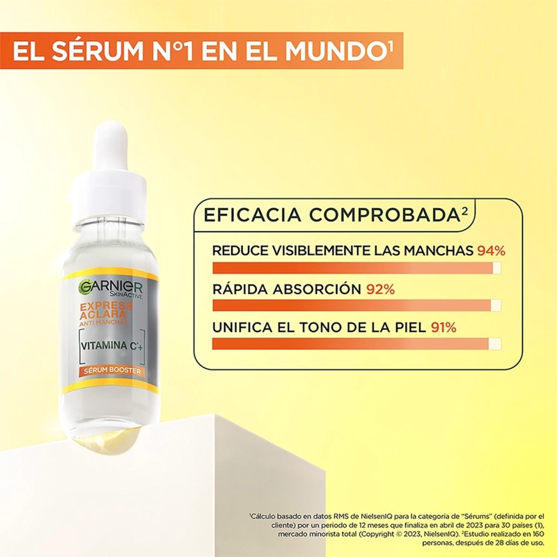 SERUM FACIAL LOREAL ANTIMANCHAS GARNIER VITAMINA C 30 ML - 4