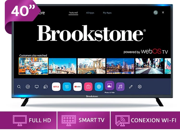 LED BROOKSTONE 40 FHD SMART WEB OS