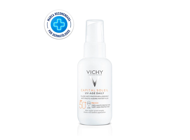 PROTECTOR SOLAR FACIAL VICHY CAPITAL SOLEIL UV AGE DAILY SPF 50+ 40 ML - 1