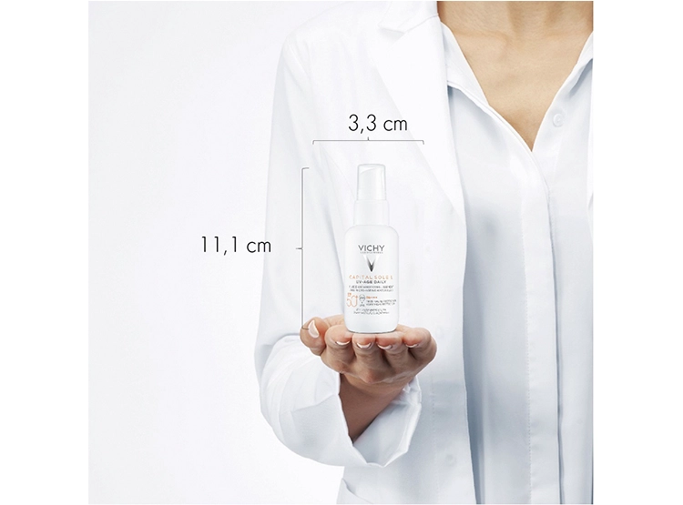 PROTECTOR SOLAR FACIAL VICHY CAPITAL SOLEIL UV AGE DAILY SPF 50+ 40 ML - 2