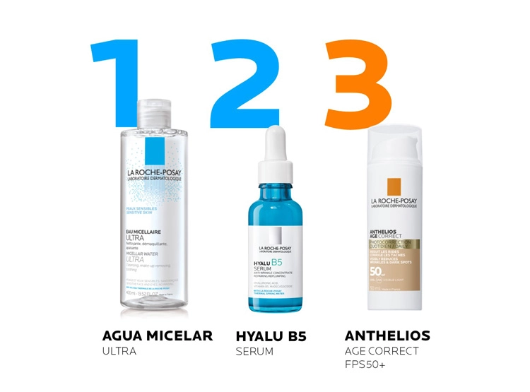 PROTECTOR SOLAR FACIAL LA ROCHE-POSAY ANTHELIOS AGE CORRECT COLOR SPF 50 50 ML - 6