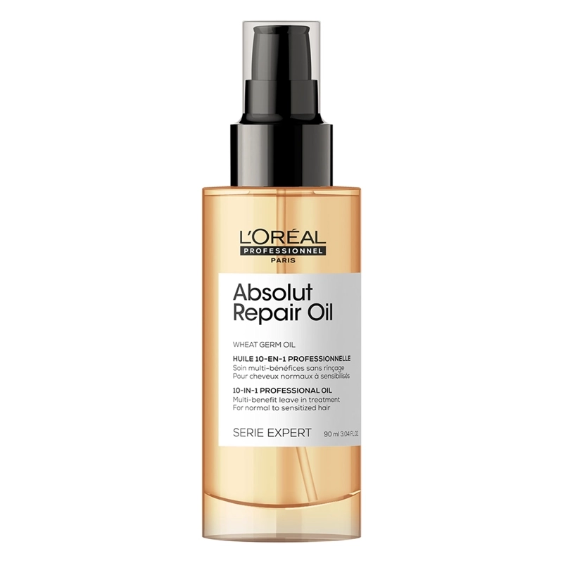 ACEITE LORÉAL PROFESSIONNEL REPARACIÓN CABELLO DAÑADO ABSOLUT REPAIR 90 ML - 1