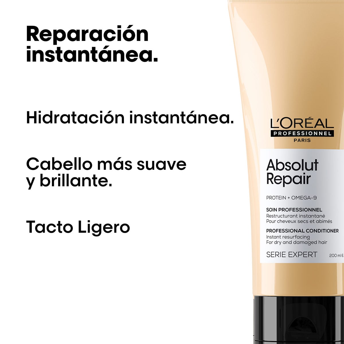 ACONDICIONADOR L'ORÉAL PROFESSIONNEL REPARACIÓN CABELLO DAÑADO ABSOLUT REPAIR 200 ML - 2