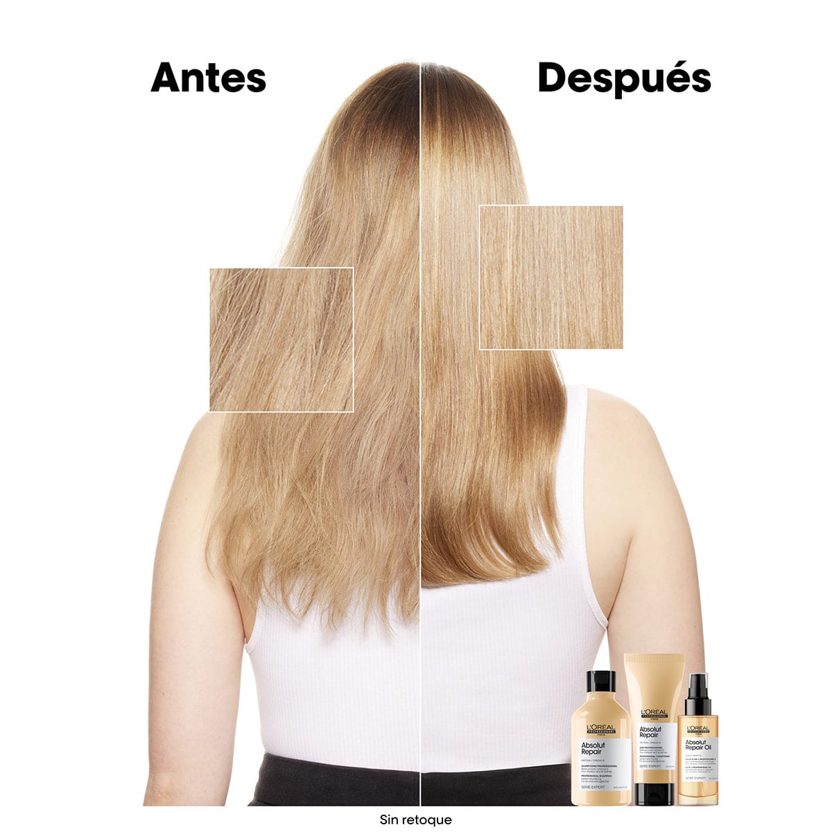 ACONDICIONADOR L'ORÉAL PROFESSIONNEL REPARACIÓN CABELLO DAÑADO ABSOLUT REPAIR 200 ML - 3