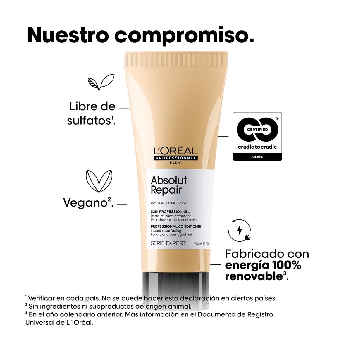 ACONDICIONADOR L'ORÉAL PROFESSIONNEL REPARACIÓN CABELLO DAÑADO ABSOLUT REPAIR 200 ML - 7