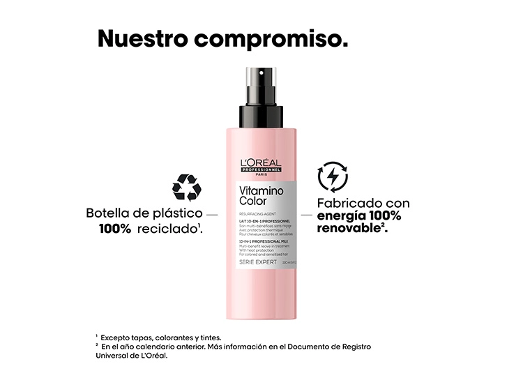 TRATAMIENTO CAPILAR L'ORÉAL PROFESSIONNEL SPRAY 10 EN 1 CABELLO TINTURADO VITAMINO 190 ML - 6