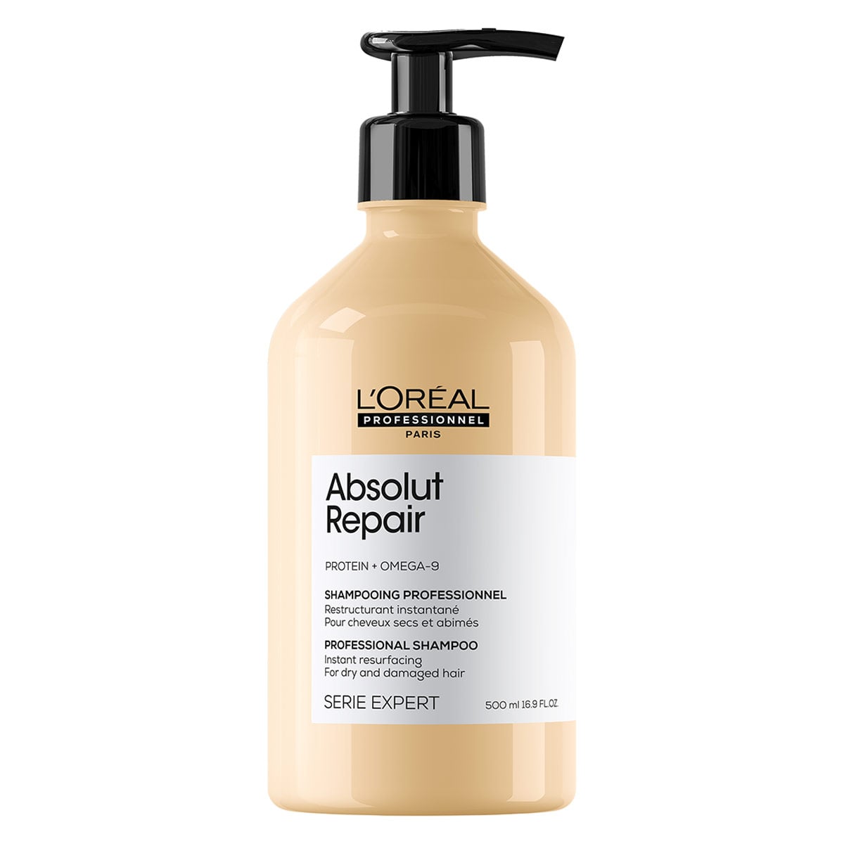 SHAMPOO LOREAL PROFESSIONNEL REPARACIÓN PROFUNDA ABSOLUT REPAIR SERIE EXPERT 500 ML - 1