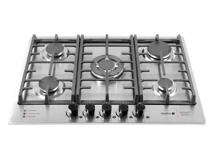 ENCIMERA A GAS SINDELEN CEG-4700IN 5 PLATOS ACERO - 2