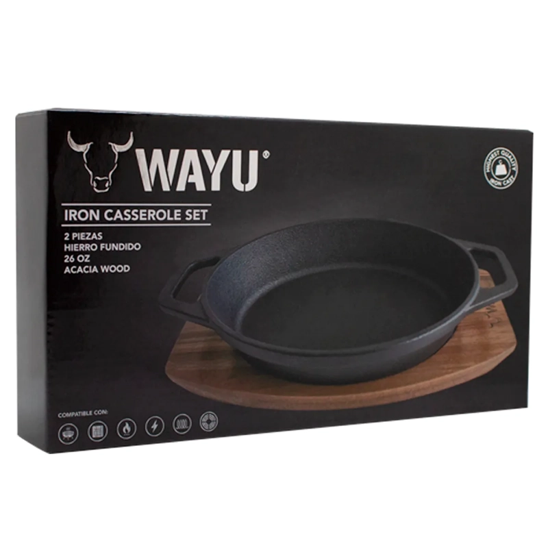 CACEROLA WAYU IRON CAST - 3