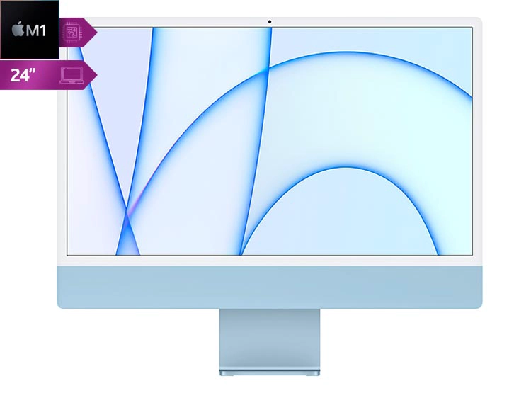 APPLE IMAC 24 / CHIP M1 (CPU 7NUC Y GPU 8NUC) / 8GB RAM / 256GB