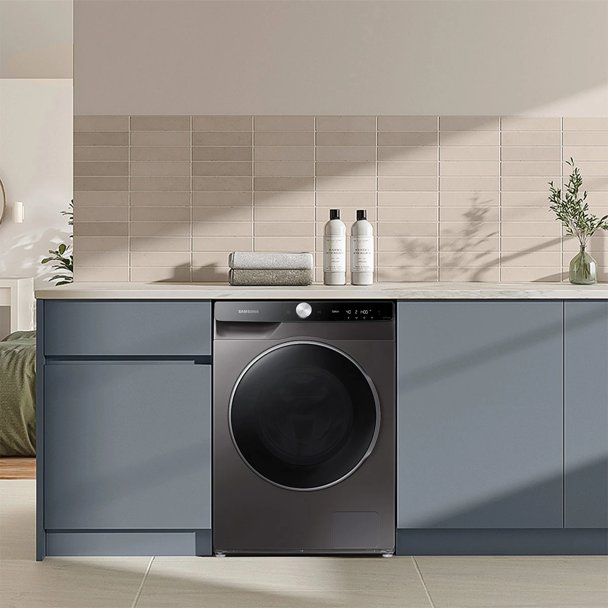 LAVADORA SECADORA SAMSUNG WD14TP04DSX/ZS 14KG 9KG GRIS - 5
