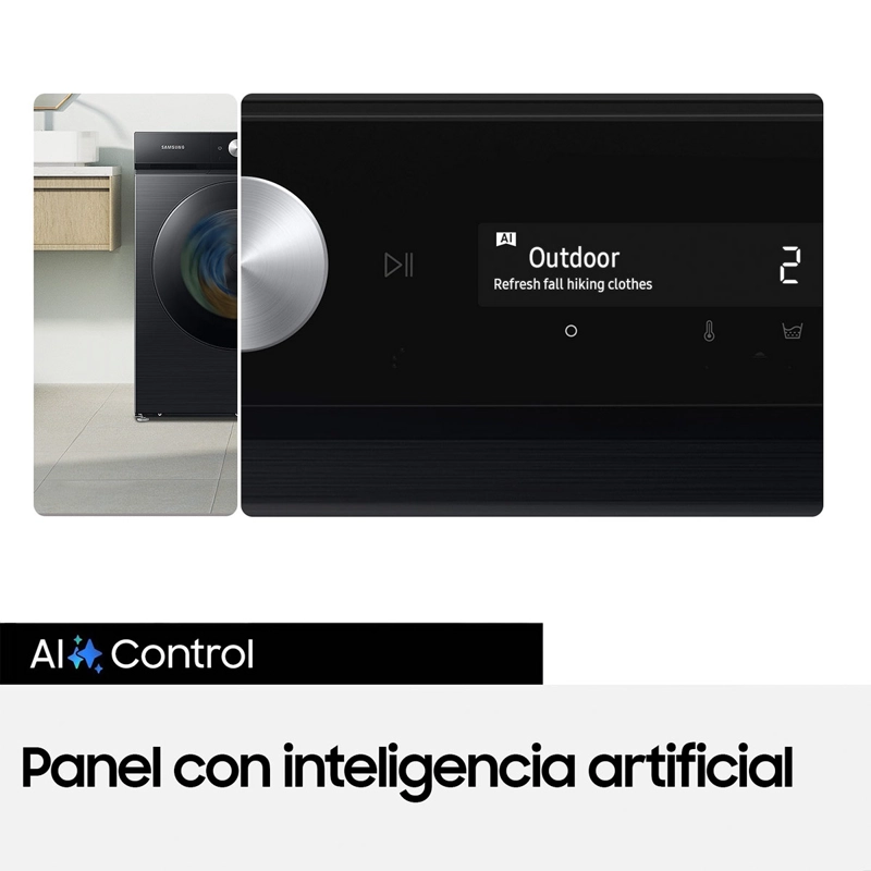 LAVADORA SECADORA SAMSUNG WD14TP04DSX/ZS 14KG 9KG GRIS - 7