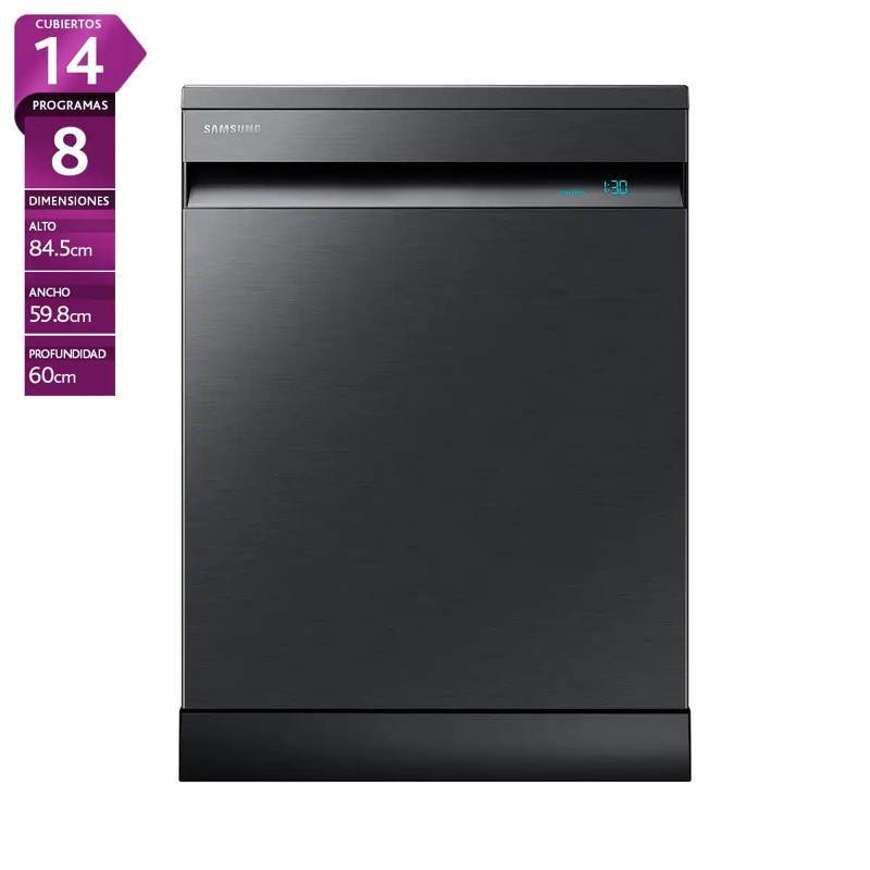 LAVAVAJILLA SAMSUNG 14 CUBIERTOS DW60A8050FG NEGRO