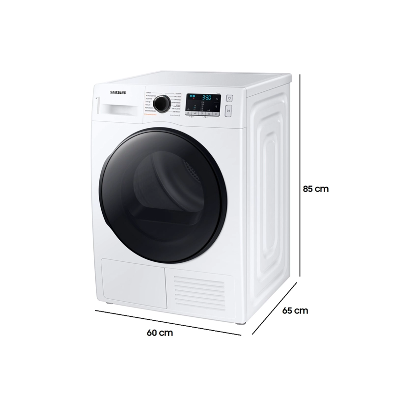 SECADORA DE ROPA BOMBA DE CALOR SAMSUNG DV90TA040BE 9KG BLANCO - 3