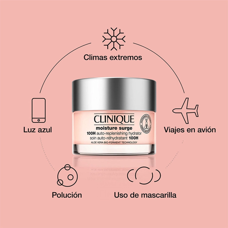 CREMA HIDRATANTE CLINIQUE MOISTURE SURGE 100H AUTO REPLENISHING HYDRATOR TAMAÑO XL 125 ML - 5