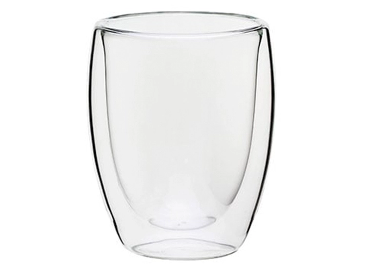 SET 4 VASOS RIPLEY HOME DOBLE PARED VIDRIO TRANSPARENTE 350 ML - 2