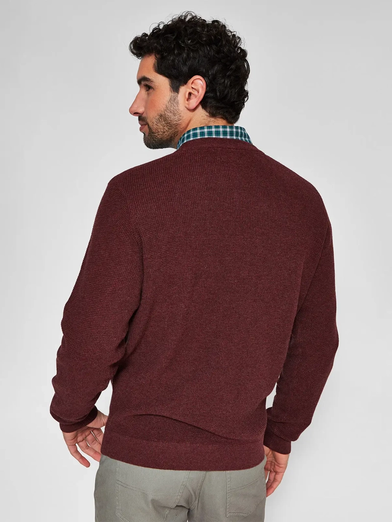 SWEATER HOMBRE MARQUIS ALGODÓN TEXTURADO - 2