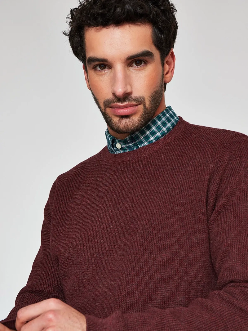 SWEATER HOMBRE MARQUIS ALGODÓN TEXTURADO - 3