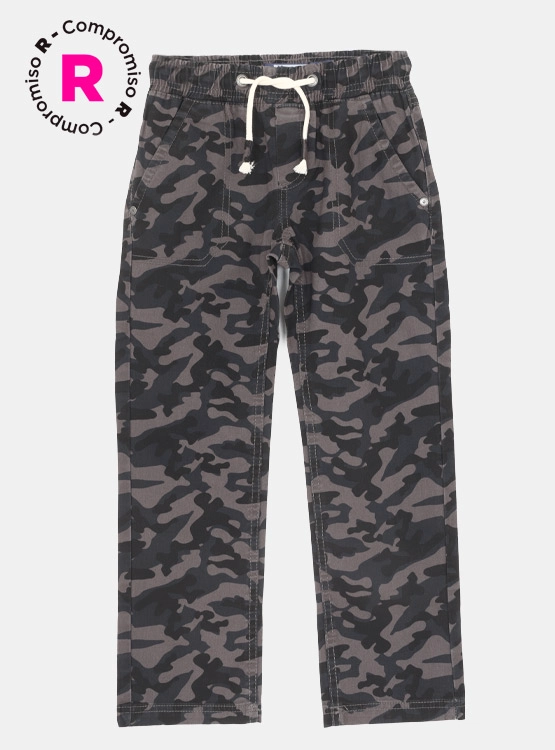 PANTALÓN NIÑO HARVEST ELASTICADO CINTURA - 1