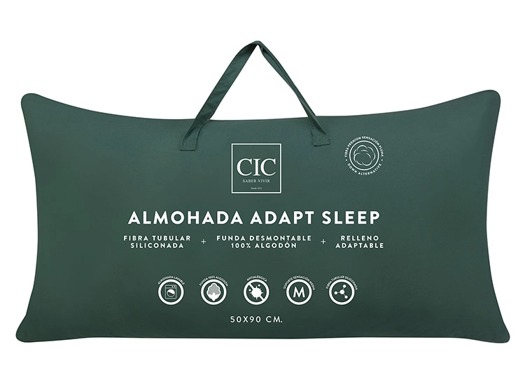 ALMOHADA CIC DA ADAPT SLEEP 90 X 50 CM ALGODÓN BLANCO - 1