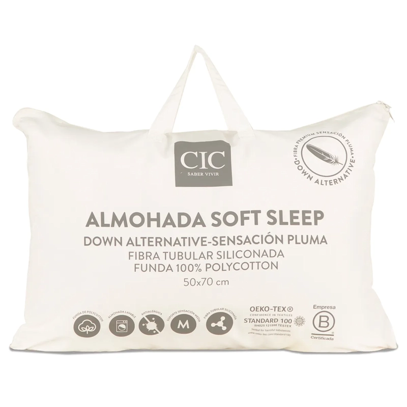 SET ALMOHADAS CIC DA SOFT SLEEP 70 X 50 CM BLANCO - 1