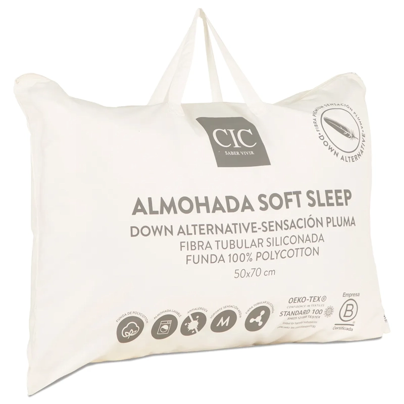 SET ALMOHADAS CIC DA SOFT SLEEP 70 X 50 CM BLANCO - 2