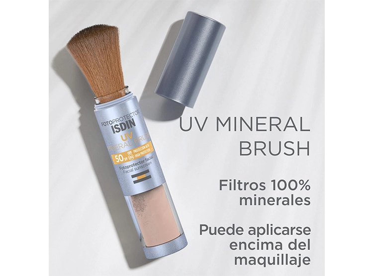 PROTECTOR SOLAR FACIAL ISDIN UV MINERAL BRUSH SPF 50+ 2 GR - 4