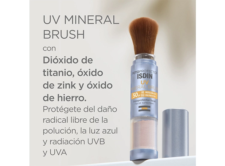 PROTECTOR SOLAR FACIAL ISDIN UV MINERAL BRUSH SPF 50+ 2 GR - 5