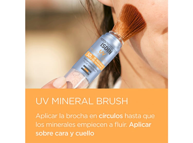 PROTECTOR SOLAR FACIAL ISDIN UV MINERAL BRUSH SPF 50+ 2 GR - 7