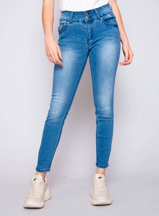 JEANS MUJER ELLUS ALGODÓN SKINNY - 1