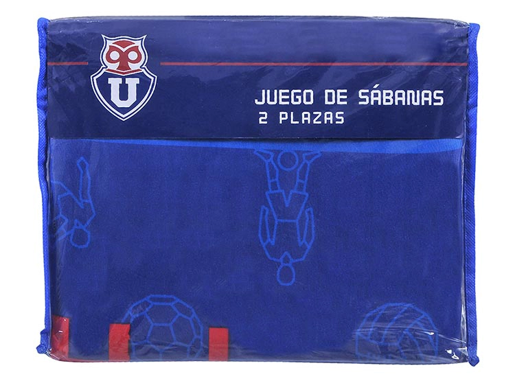 JUEGO DE SABANAS U DE CHILE CLASSIC 2 PL - 3