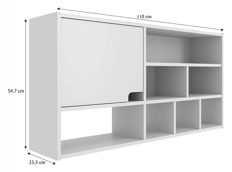ESTANTE BE DESIGN ORGANIZADOR COMPAQ MODULO BLANCO - 1