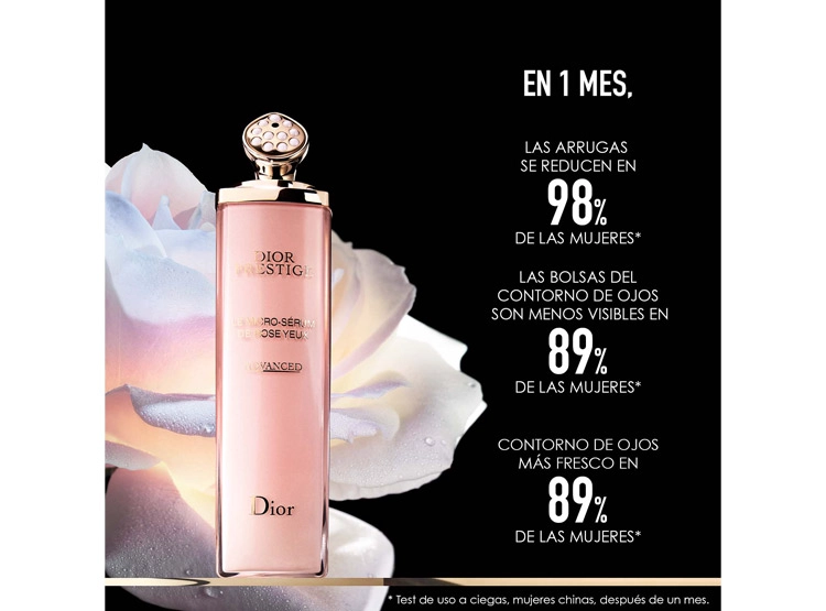 CONTORNO DE OJOS DIOR SERUM PRESTIGE MICRO ROSE YEUX 20 ML - 7